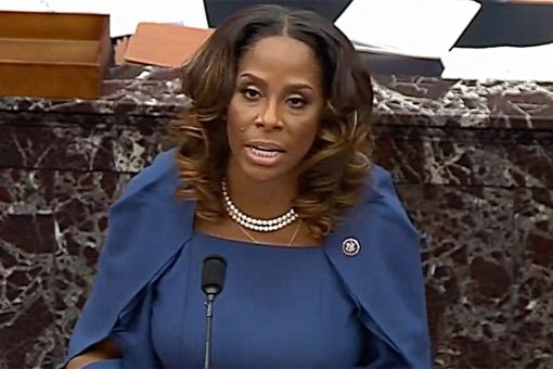 Impeachment manager Stacey Plaskett suggests Trump defense videos homed in on ‘people of color’