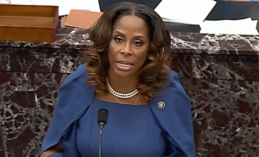 Impeachment manager Stacey Plaskett suggests Trump defense videos homed in on ‘people of color’