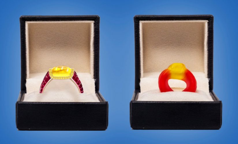 Jeweler creates candy-inspired engagement ring — here’s how much it costs