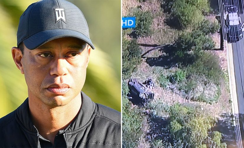 PHOTOS: Tiger Woods in car crash, ‘jaws of life’ used