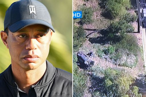 PHOTOS: Tiger Woods in car crash, ‘jaws of life’ used