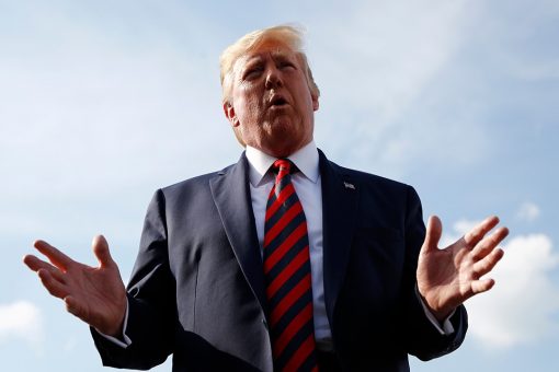 Trump steers clear of impeachment trial rapid response without Twitter megaphone