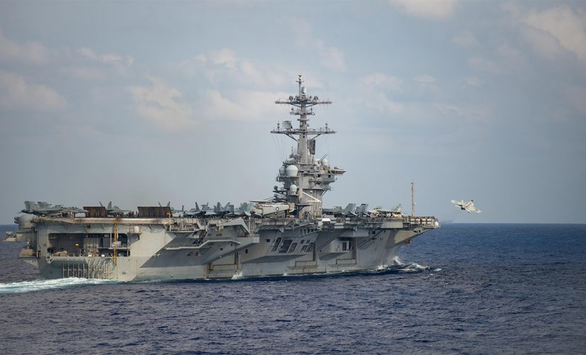 US aircraft carriers train in South China Sea amid tensions early in Biden administration