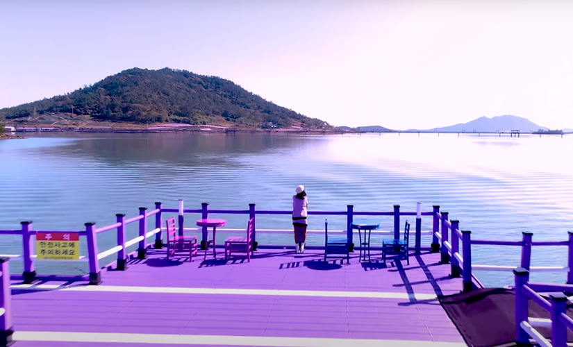 South Korea’s Banwol Island draws more tourists after going purple