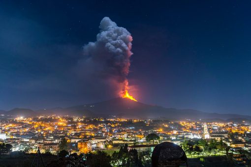 Mount Etna puts on its latest spectacular show