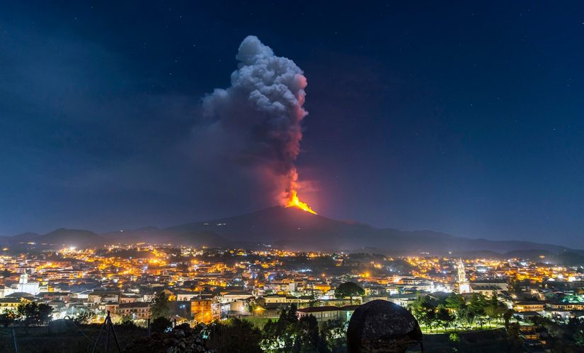 Mount Etna puts on its latest spectacular show