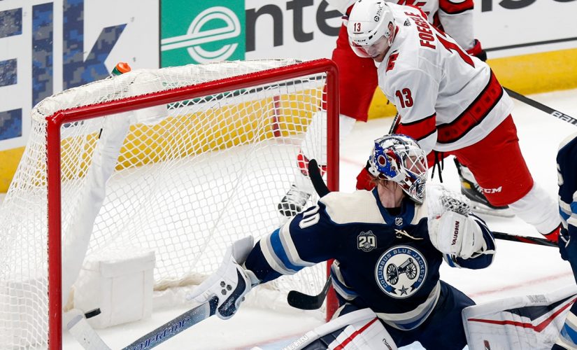 Hurricanes get goals from 6 players to beat Blue Jackets