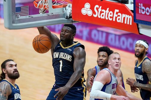 Zion Williamson leads Pelicans past Pistons, 128-118