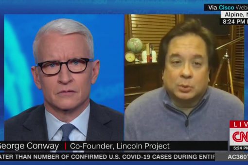 CNN’s Anderson Cooper avoids John Weaver during interview with Lincoln Project co-founder George Conway