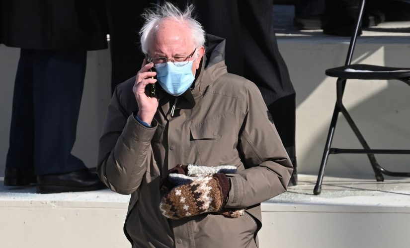 Bernie the Snowman? Connecticut artist sculpts mittened Sanders during cold snap