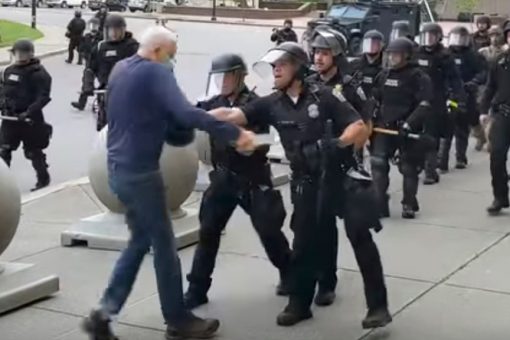 Buffalo police officers seen shoving elderly protester have charges dropped