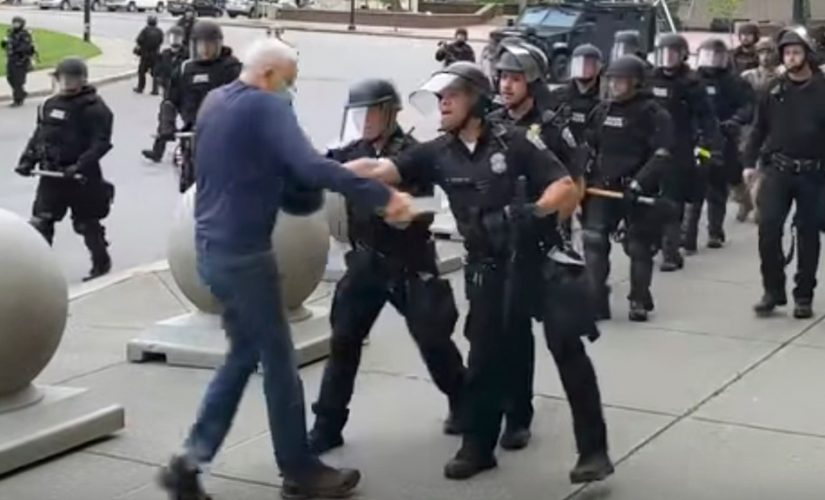 Buffalo police officers seen shoving elderly protester have charges dropped