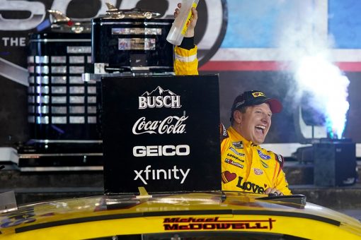 Daytona 500: Michael McDowell takes checkered flag