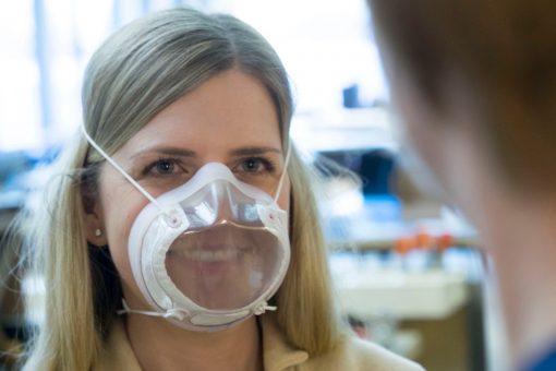 Ford designed a clear N95 mask to help the hearing-impaired