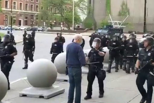 NY protester, 75, shoved by Buffalo police files lawsuit after cops’ charges dropped