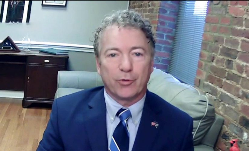 Rand Paul draws scolding from Ohio Democrat over Senate mask rules
