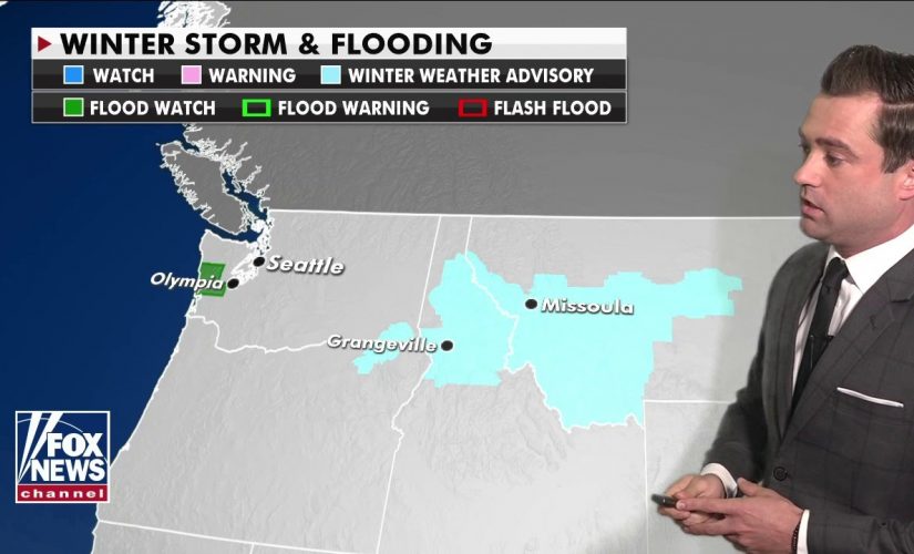 Temperatures are climbing in the South while parts of Northeast to see snow