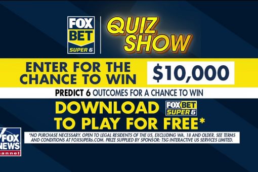 FOX Bet Super 6 Quiz Show: Answer sports, entertainment questions for chance to win $10,000