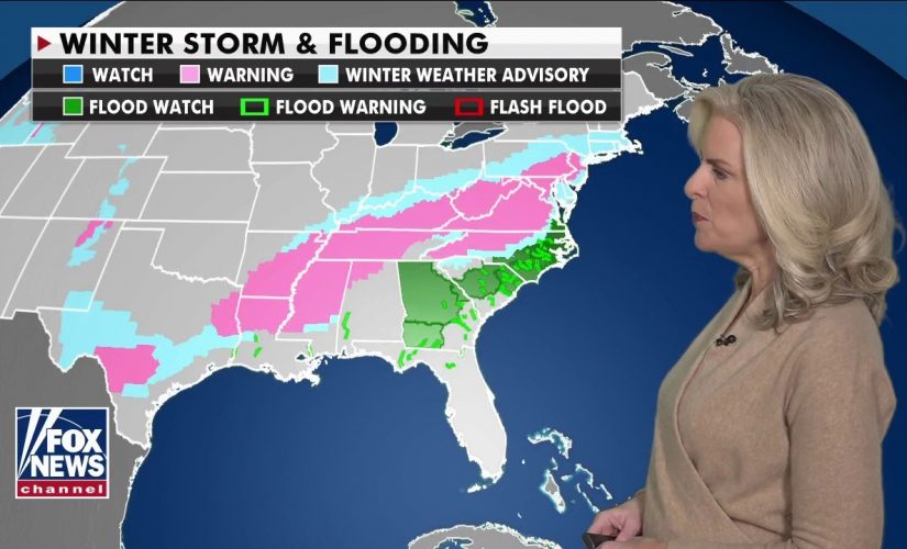 Major winter storm is crawling across Eastern US