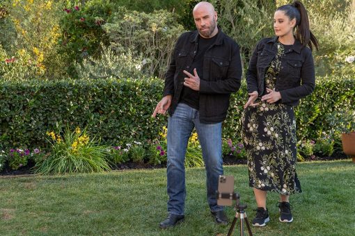 Super Bowl ad sees John Travolta showing off his ‘Grease’ dance moves alongside daughter Ella