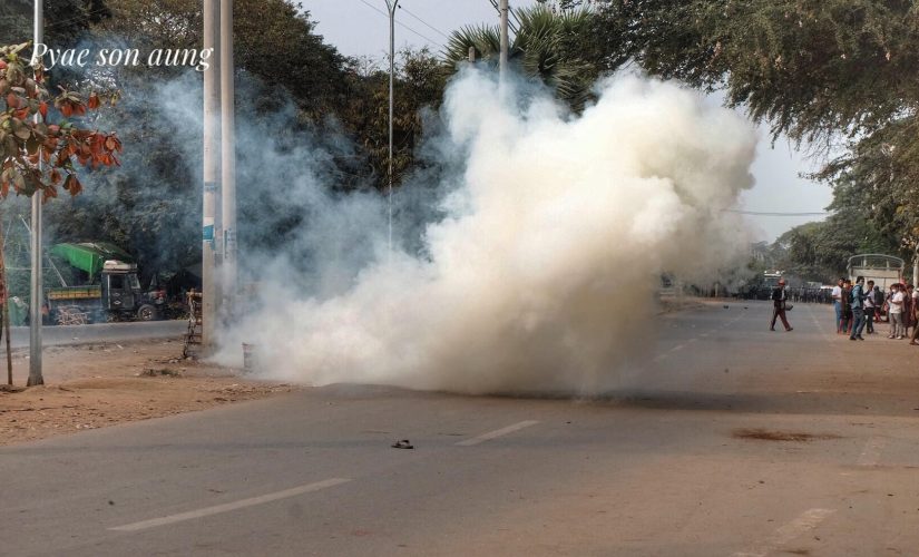 Burma protest against military coup leaves at least 2 dead, dozens injured