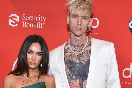 Machine Gun Kelly keeps Megan Fox’s blood on a necklace in new Valentine’s Day post