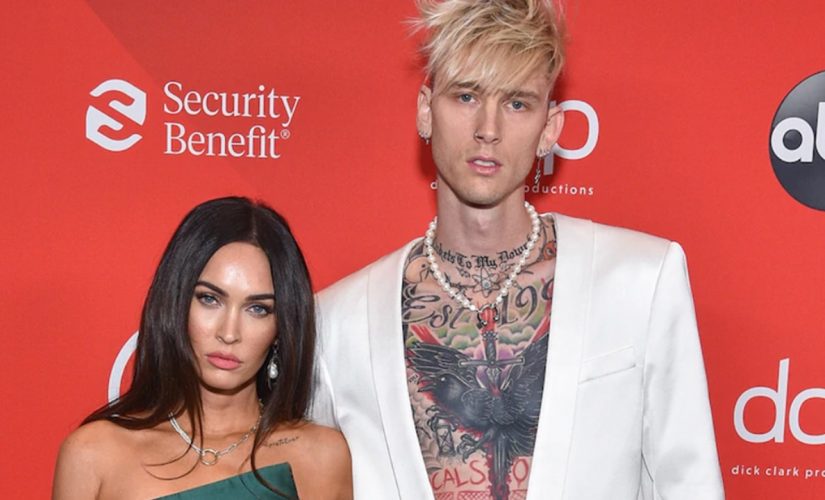 Machine Gun Kelly keeps Megan Fox’s blood on a necklace in new Valentine’s Day post