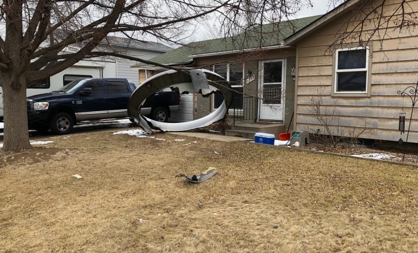 Plane experiences engine trouble and drops debris over Colorado, lands safely