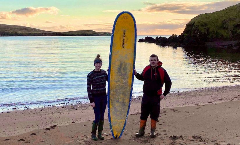 UK man’s lost surfboard returned after drifting 400 miles to Shetland Islands