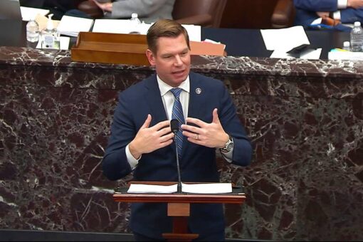 Swalwell’s Trump lawsuit won’t distract from Chinese spy scandal, Republicans say