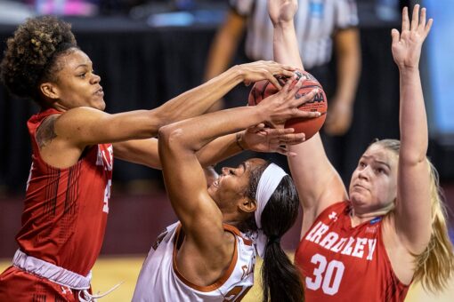 Collier paces Texas women in win over NCAA 1st-timer Bradley