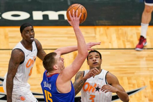 Jokic’s 12th triple-double leads Nuggets past Magic 110-99
