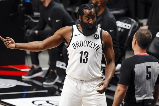 Harden has 25 points, 17 assists, Nets beat Blazers 116-112