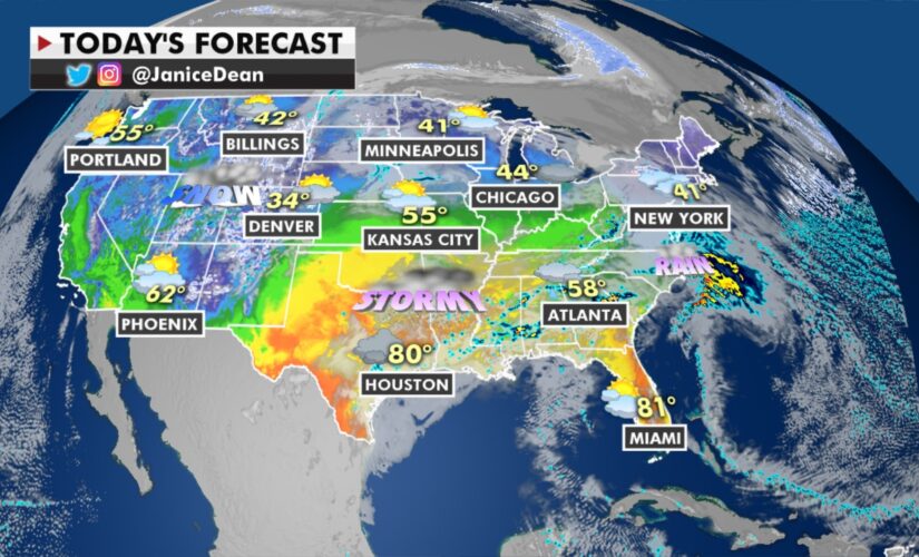 National weather forecast: Severe storm risk for Plains, South