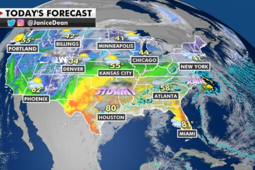 National weather forecast: Severe storm risk for Plains, South