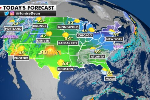 National weather forecast: Rain, snow flurries expected as severe storm system moves offshore