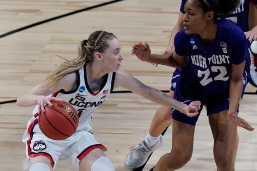 Bueckers helps UConn rout High Point 102-59 in NCAA opener
