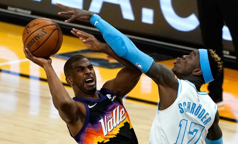 Suns roll past LeBron-less Lakers for 111-94 win