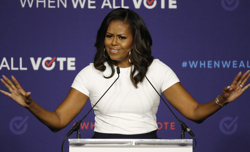 Michelle Obama warns that ‘our democracy remains under attack’ by state officials