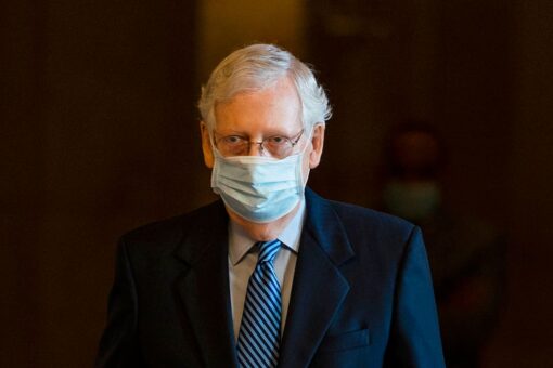 Senate Minority Leader McConnell says he has not been invited to White House