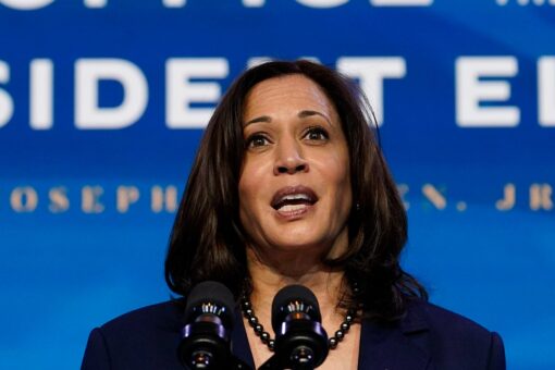 Harris, in apparent swipe at Trump, says people ‘with the biggest pulpits’ spewed hate toward Asian Americans