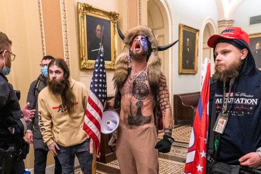 Capitol rioter ‘QAnon Shaman’ claims in new interview that officers ‘waved’ him into building on Jan. 6