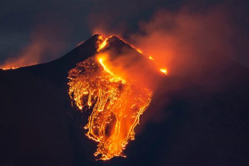 Italy’s Mount Etna sees spectacular explosion in the latest eruption