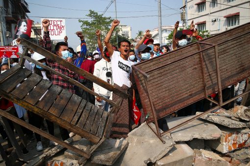 Burma descends into chaos after military coup, at least 18 protesters killed