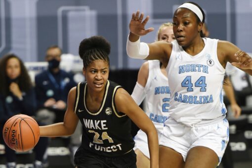 Spear scores 29, hits 7 3s as Wake Forest women beat UNC