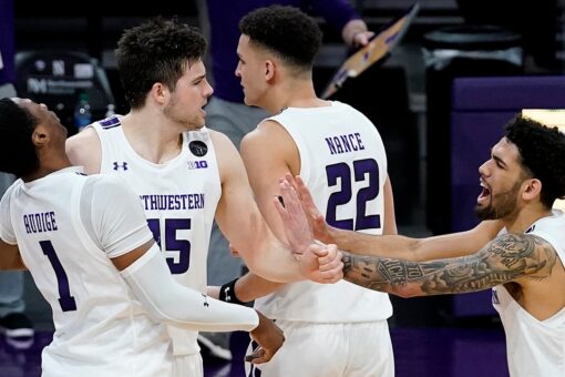 Young’s late basket lifts Northwestern over Nebraska 79-78