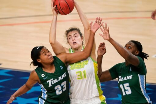 No. 20 South Florida women hold off Tulane in AAC semis