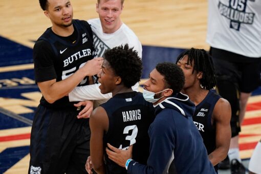 Harris sinks game-winning FTs, Butler ousts Xavier in OT