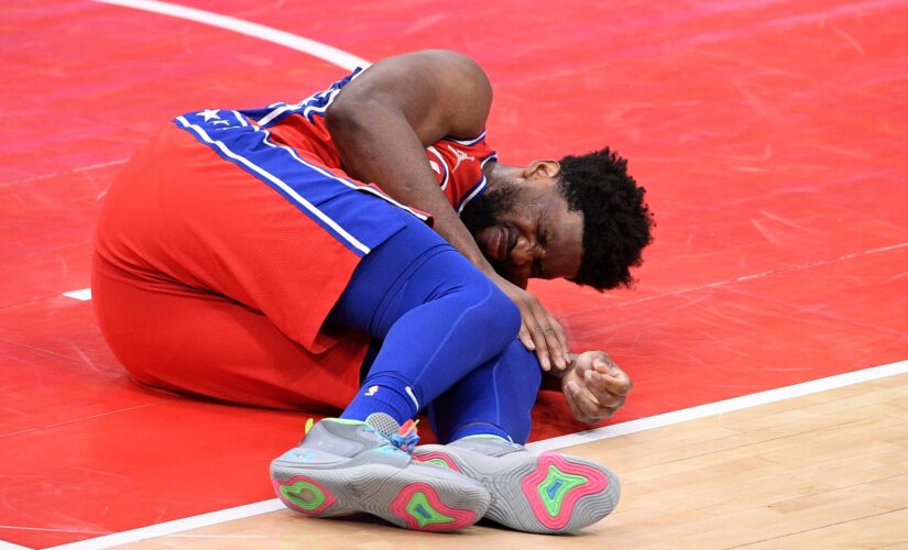 76ers’ Joel Embiid sidelined with bone bruise in left knee