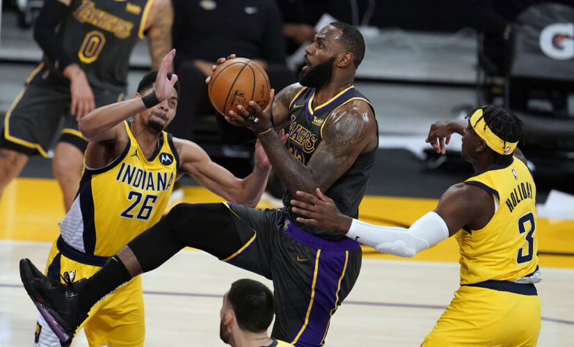 Kuzma leads Lakers’ late surge for 105-100 win over Pacers